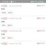 <b>추천수</b> 한유진~ 김태래까지 1000명쯤 되는데