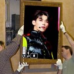 <b>루브르</b> 박물관에 걸린 사진