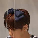 진심 이쭈연 머리에 리본 단 거 넘 귀여움