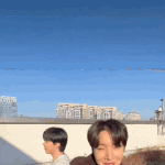 지민이 <b>시작전</b>에 하늘 보는거