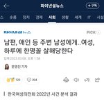 판 레전드 완전체 남편과 <b>네이버</b> 뉴스 한남댓글 수준 비슷해서 소름