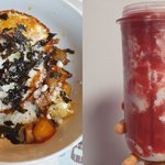 내가 만든! 항정살<b>덮밥</b> &amp; 딸기라떼