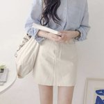 이 정도 <b>치마길이</b> 넘 짧음??