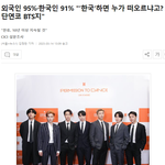 '한국'하면 가장 먼저 떠오르는 <b>인물</b>