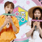 [모두드루와] NCT 정우, 엔믹스 설윤 비주얼 수준.<b>gif</b>