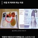 요즘 대학가는 아침 천원이 유행이래