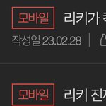 나 진짜 거의 맨날맨날 <b>리키</b> 글씀