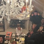 로제와 식사중인 패션업계 <b>거물</b>들