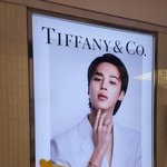 지민이 티파니 캠페인뜨고 백화점 곳곳에 걸리는중이네