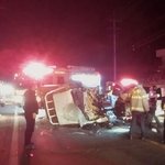 초등생 배드민턴 선수단 탄 <b>승합차</b>-트럭 정면 충돌… 8명 사상