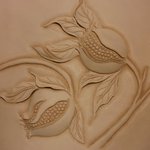 [가죽공예] 마디샤 가죽 공예-석류 3D <b>카빙</b>(가죽 입체 조각)