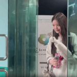 밖에 비와서 깜놀한 장원영