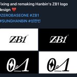 [ZB1] 금<b>손</b>팬이 다듬은 <b>한</b>빈이 로고..
