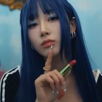 [드루와] <b>지젤</b> 파란머리 한거 첨보는데 이쁘네