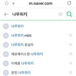 나무<b>위키</b> 연관어 자동검색 현황