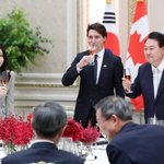 공동성명선 北中러 겨냥 한목소리 <b>트뤼도</b> 국회연설, 의원 160명만...