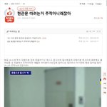 현관문 따려는짤 주작논란 반응