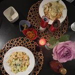 아들이 엄마를 위해 만든 새우 파스타