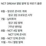 [NCT드림] 와근데 예정된 일정 정리된거