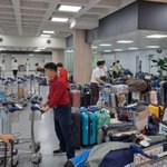 수학여행 학생들 수하물 때문에 김포공항 출발 지연 속출
