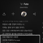 엔하이픈 <b>fate</b> 뒤에 들어봄?