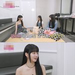 나서서 양갈래는 좀 그렇다는 르세라핌 <b>은채</b>와 아이브 이서