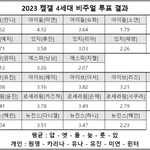 <b>남초</b>커뮤니티 4세대 비주얼투표 순위