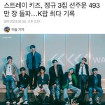 [스키즈] 미쳤다 선주문 493만장 <b>역사</b>쓰러 가보자고