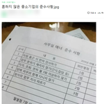 중소에서 흔치 않게 보이는 준수<b>사항</b>이라는데