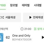 보넥도 멜론 최신 62위!!