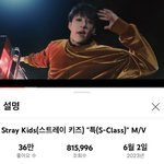 [스키즈] 뮤비 81만뷰 /<b>최단</b> 100만뷰 가보자!