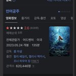 인어공주 <b>평점</b> 실화냐