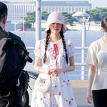 사랑스러움 그 잡채인 아이브 장원영 공항 패션