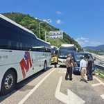 수학여행 버스 사고 학생과 교사등 76명 <b>부상</b>