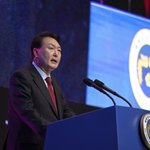 자유총연맹 기념식서 文정부 <b>비판</b>
