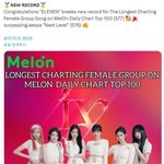 아이브 역대 걸그룹 멜론 <b>최다</b> 차트인 갱신
