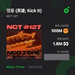 [NCT드림] NCT 127 영웅 1억 스트리밍 <b>달성</b>