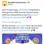 <b>정국이</b> 굿모닝아메리카에서 무대하나봐