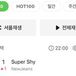 오 뉴진스 <b>멜론</b> 1위 했당