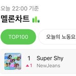 [모두드루와] 뉴진스 멜론 1위 너무 축<b>하행</b>