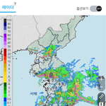 이시간 현재 레이더 영상