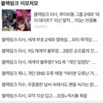 연예뉴스면 리사 재계약&amp;열애설 기사로 <b>도배</b>