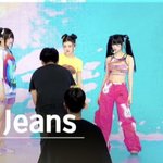 [모두드루와] 뉴진스 무대 수채화 <b>물감</b> ? 뿌린 느낌