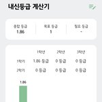 1학년 내신 1.8이면
