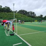 호우주의보에서 <b>미취학</b> 아동이 포함된 유소년 축구대회 강행