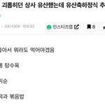 [댓글부탁해] <b>유산</b> 축하 정식 어떻게 생각해?