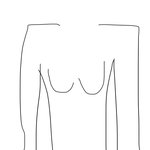 가슴 흉곽을 안 벗어나는? <b>모양</b>인거 개부러움