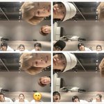 라이즈 안무실에서 단체로 찍은 사진
