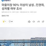 [댓글부탁해] 시골에 여성차별 너무 심하네요