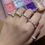 [댓글부탁해] <b>비즈반지</b> 만들어봤는데 어때